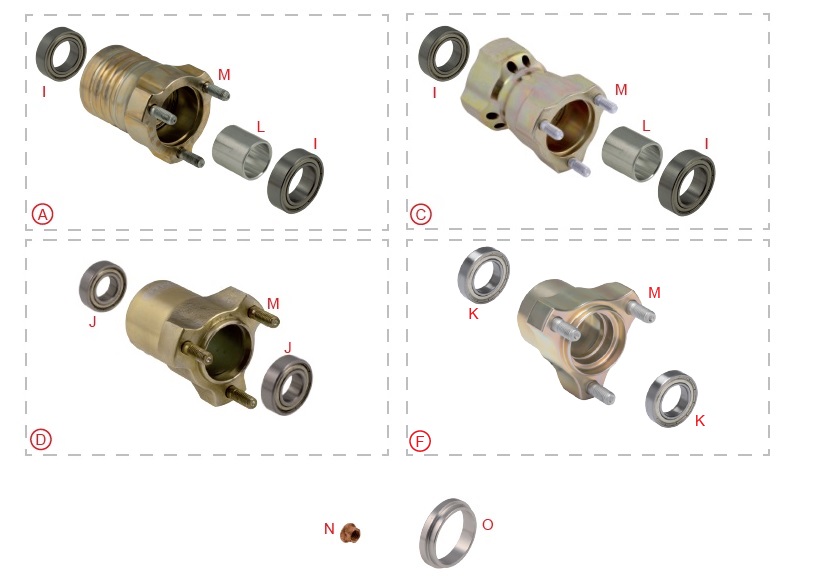 OTK Front Hubs